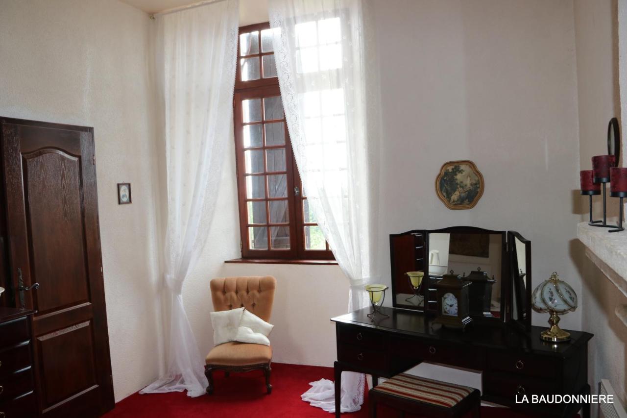 Chambre d'hôte Manoir de La Baudonnière Monsireigne Esterno foto